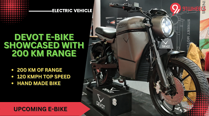 Devot Electric Bike Showcased At Auto Expo'23 - 200 Km Of Range