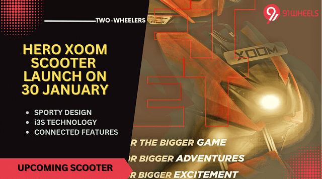Hero Xoom 110cc Scooter Launch On 30 January - Teased Officially