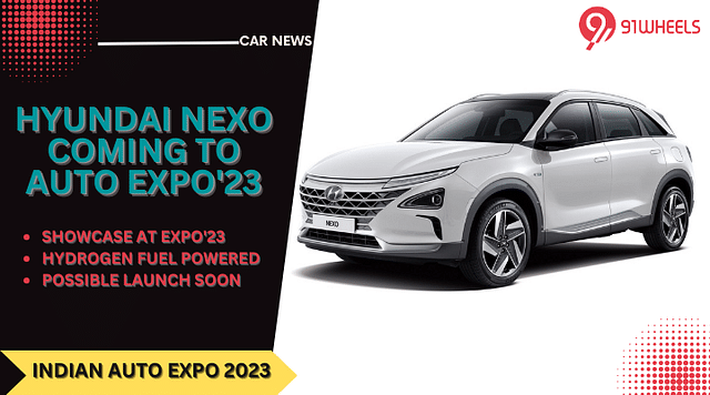 Hyundai NEXO SUV To Be Showcased At Indian Auto Expo'23