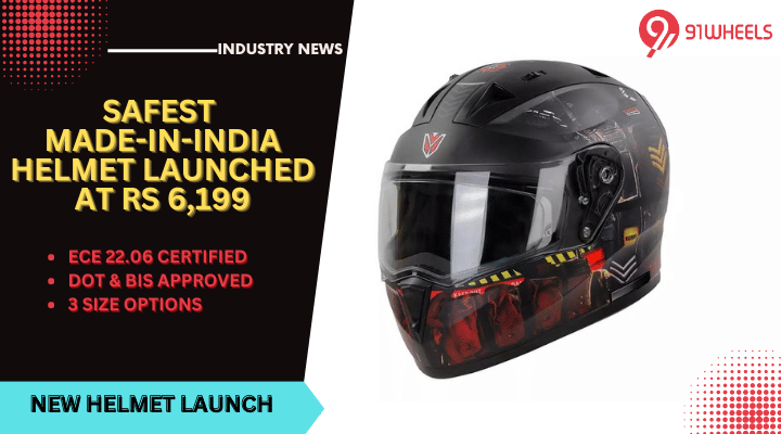 This Is The First Made-in-India Helmet With ECE 22.0 Certification This Is The First Made-in-India Helmet With ECE 22.0 Certification