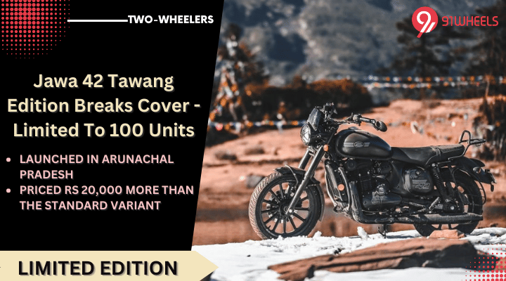 Jawa 42 Tawang Edition Breaks Cover - Limited To 100 Units Jawa 42 Tawang Edition Breaks Cover - Limited To 100 Units