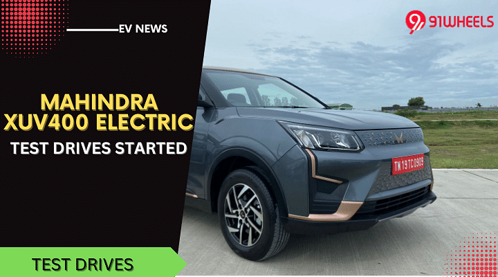 Mahindra XUV400 Electric Test Drives Started - Prices To Come Soon