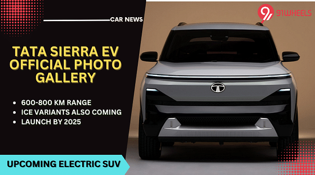 2023 Tata Sierra Electric SUV Official Photos - See Here