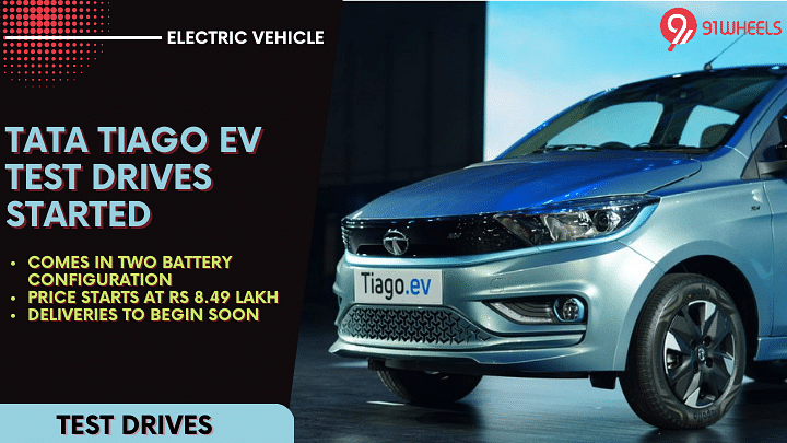 Tata Tiago EV Test Drives Started - Deliveries To Begin Soon