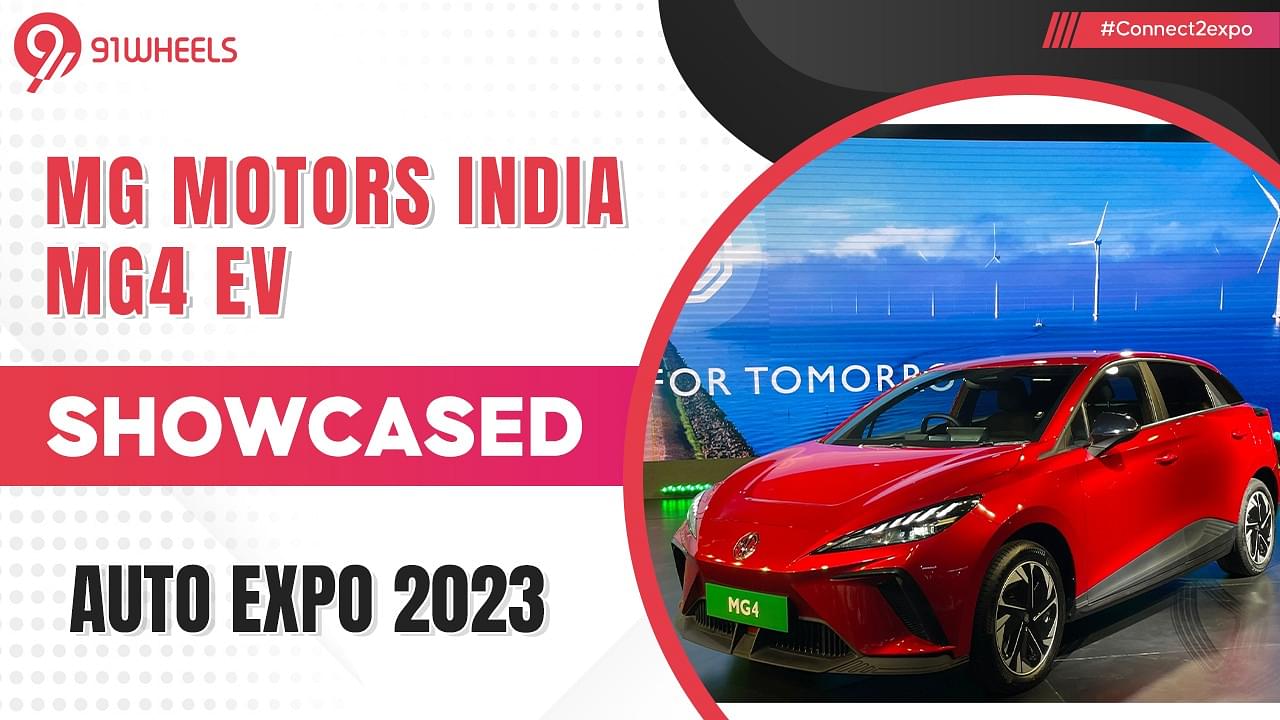 MG 4 EV Showcased At The 2023 Auto Expo: India Launch?