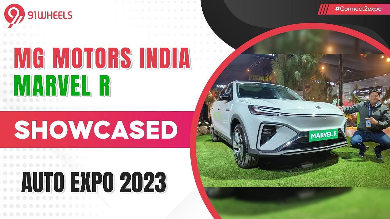 MG Showcases Marvel-R Electric SUV At Auto Expo 2023