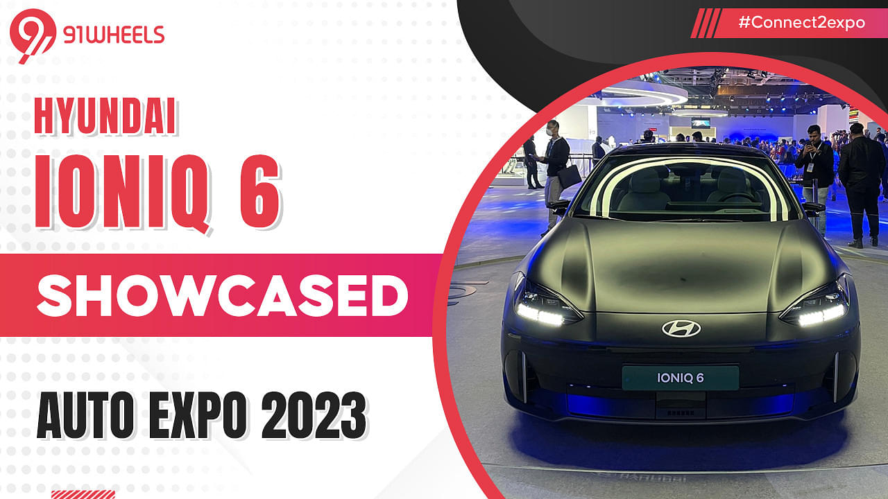 Hyundai IONIQ 6 Showcased At The 2023 Auto Expo