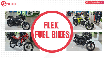 Flex Fuel Bikes Showcased At The 2023 Auto Expo: Yamaha to TVS