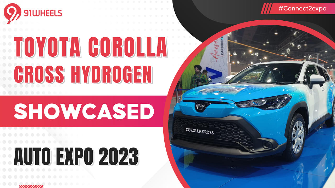 Toyota Corolla Cross H2 Hydrogen Showcased At The 2023 Auto Expo