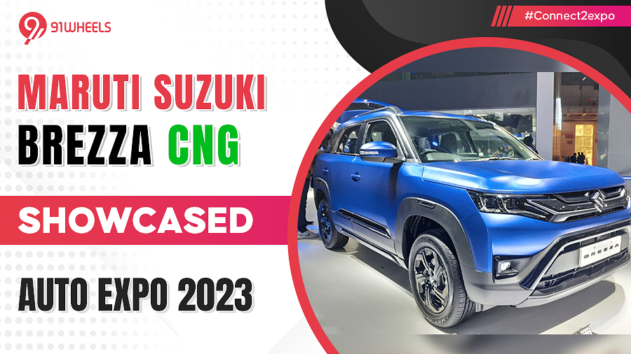 Maruti Suzuki Brezza CNG Showcased At Auto Expo 2023