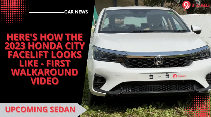 2023 Honda City Facelift Walkaround Video - What's New?