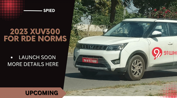 Mahindra XUV300 Spied Testing For Upcoming RDE Norms