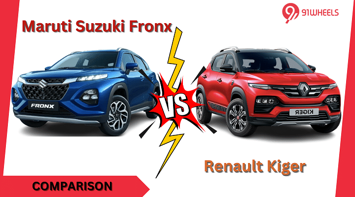 Maruti Suzuki Fronx VS Renault Kiger: Detailed Comparison