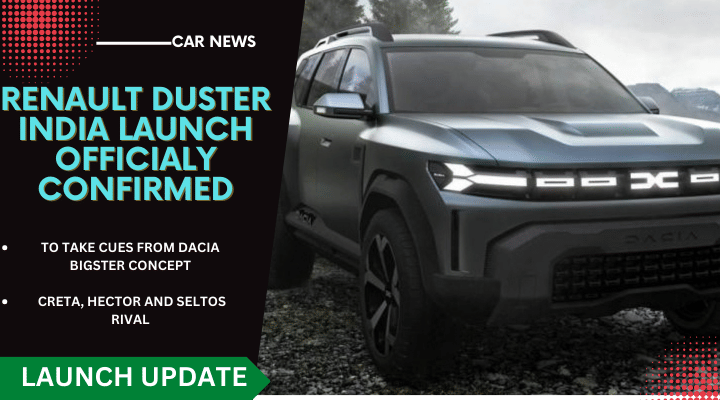 New Renault Duster India Launch Officially Confirmed: Hector, Creta Rival New Renault Duster India Launch Officially Confirmed: Hector, Creta Rival