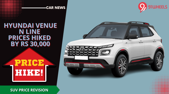 Hyundai Venue N Line Becomes Costlier - New Feature Added Hyundai Venue N Line Becomes Costlier - New Feature Added