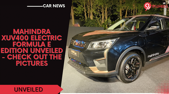 Mahindra XUV400 Electric Formula E Edition Unveiled - Check Out The Pictures