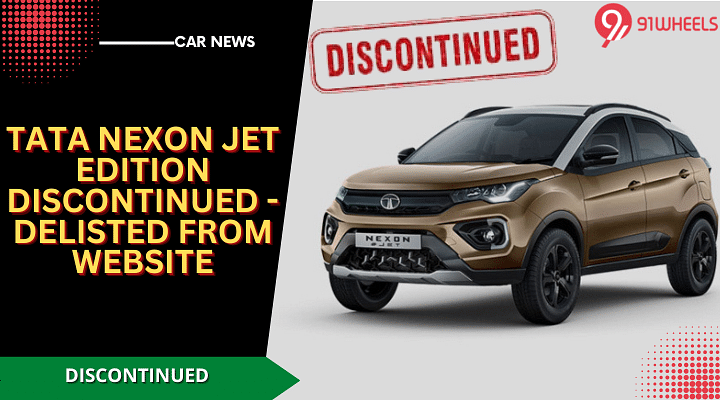 Tata Nexon Jet Edition Discontinued - Delisted From Website