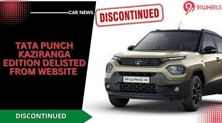 Tata Punch Kaziranga Edition Delisted From Website - Discontinued?