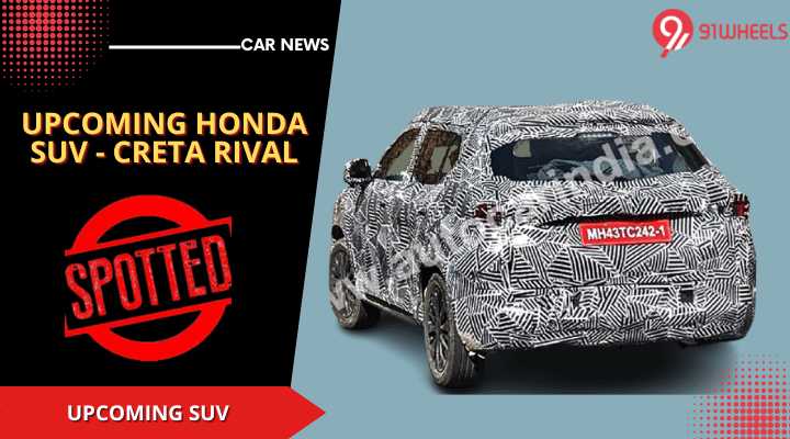 Upcoming Honda SUV Rivaling Creta Spied In India - Read Details Upcoming Honda SUV Rivaling Creta Spied In India - Read Details