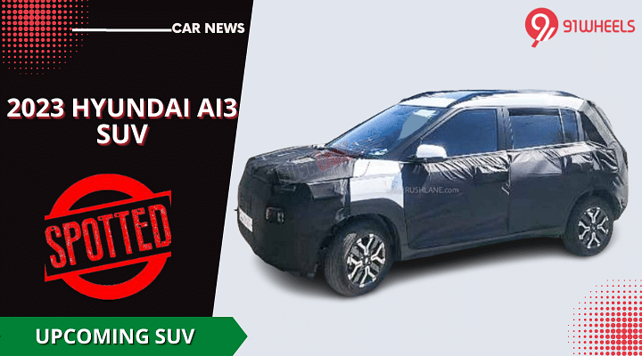 2023 Hyundai Ai3 Exter SUV Based On Casper Spied In White Colour