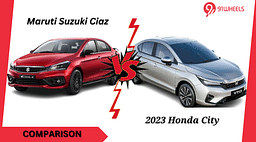 2023 Honda City 'SV' & 'V' Variants VS Maruti Suzuki Ciaz: Comparison