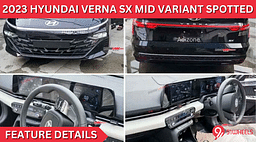 2023 Hyundai Verna SX Mid Variant Spotted: All The Features & Details