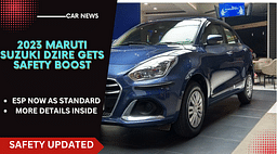 2023 Maruti Dzire Now More Safer With ESP Rolling Out As Standard