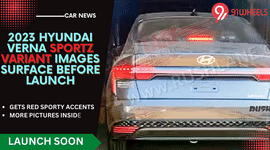 Hyundai Verna 2023 Looks Sporty In Red-Black Turbo Petrol Variant; Pics