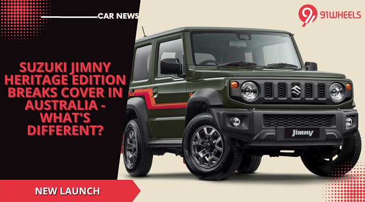 Suzuki Jimny Heritage Edition Breaks Cover In Australia - What's Different?
