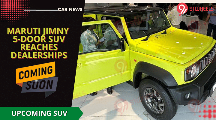 Maruti Jimny 5-Door SUV Starts Reaching Dealerships - See Video Here