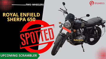 Royal Enfield Scrambler 650 Spied Undisguised - All Design Details Revealed