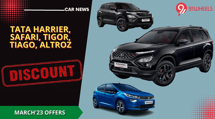 2023 Tata Harrier, Safari, Altroz, Tiago, Tigor Discounts Of Up To Rs 65,000