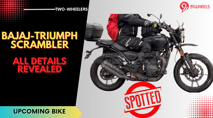 2023 Bajaj-Triumph Scrambler All Details Revealed In New Spy Shots