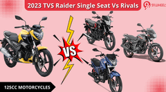 2023 TVS Raider 125 Single Seat Vs Rivals - Comparison 2023 TVS Raider 125 Single Seat Vs Rivals - Comparison