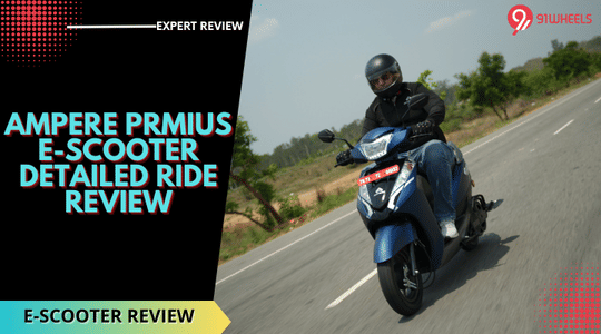 Ampere Primus E-Scooter Detailed Ride Review - Is It Worth Buying?
