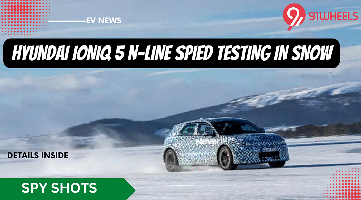 Hyundai Ioniq 5 N Line Spotted Testing- First Ever From Hyundai