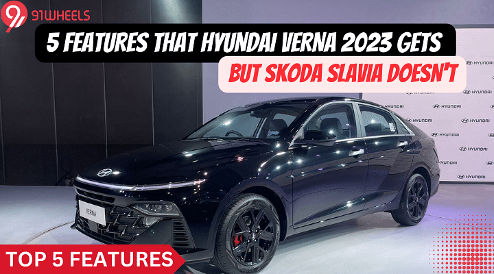 5 Features That Hyundai Verna 2023 Gets But Skoda Slavia Doen't