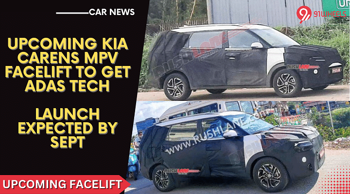 Kia Carens MPV To Get ADAS Tech Update By Sept