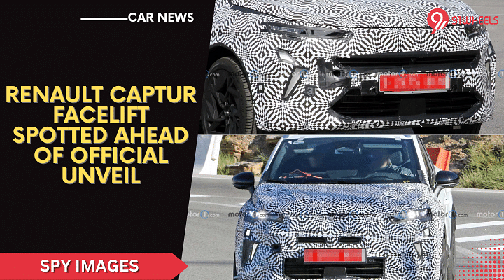 Renault Captur Facelift Spotted Ahead Of Official Unveil