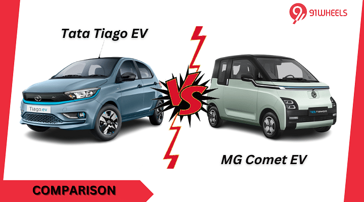 MG Comet EV Vs Tata Tiago EV: Specs & Features Comparison