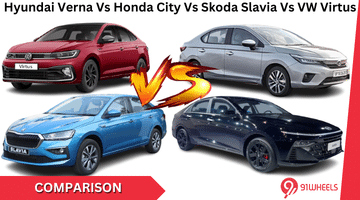 Hyundai Verna, Honda City, Skoda Slavia, VW Virtus: Mega Comparison