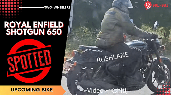 Royal Enfield Shotgun 650 Spied On Test - Looks Launch Ready!