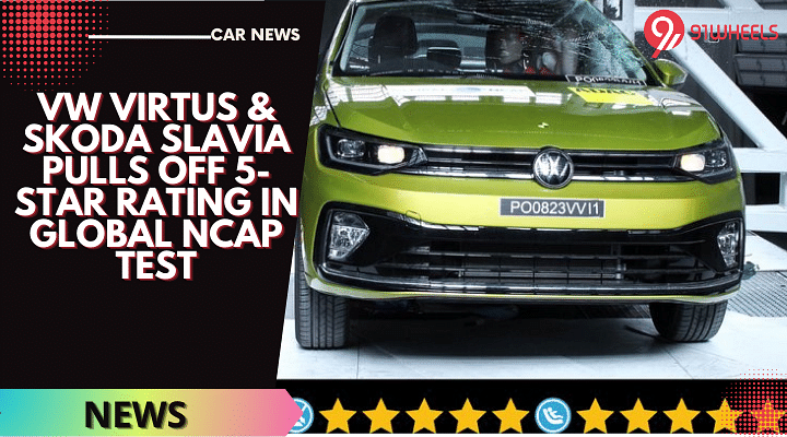 VW Virtus & Skoda Slavia Pulls Off 5-Star Rating In Global NCAP Test