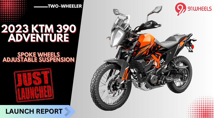 2023 KTM 390 Adventure With Spoke Wheels Launched At Rs 3.60 Lakh