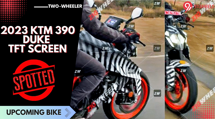 2023 KTM 390 Duke Spied Once Again - New TFT Display Visible!