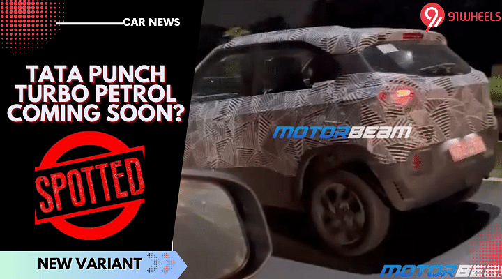 Tata Punch Turbo Petrol To Launch Soon - Spied On Test