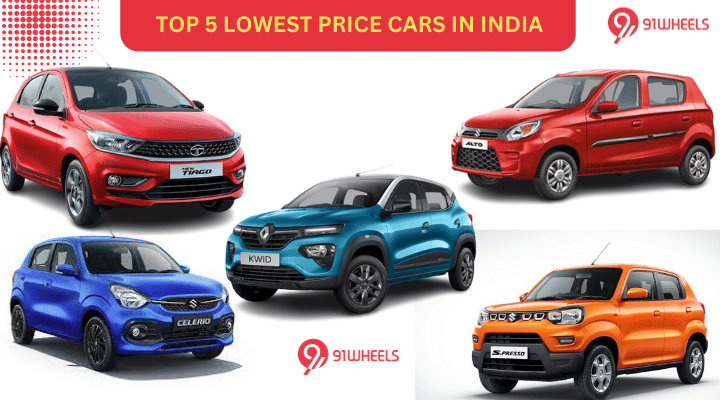 Top 5 Lowest Price Cars in India: Affordable Options for Budget Buyers Top 5 Lowest Price Cars in India: Affordable Options for Budget Buyers
