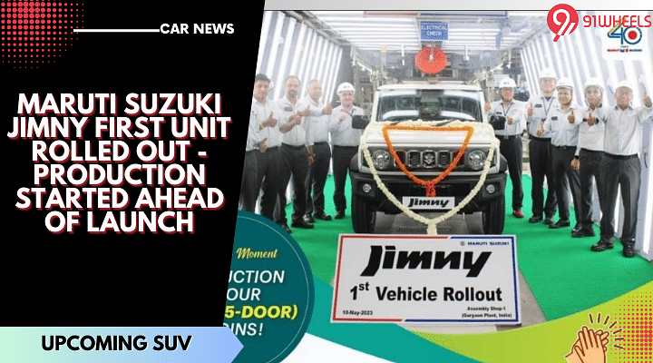 Maruti Suzuki Jimny 5-Door First Unit Rolled Out - Production Started Ahead  Of Launch