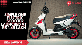 Simple One Electric Scooter Launched At Rs 1.45 Lakh - Gets 212 Km Claimed Range