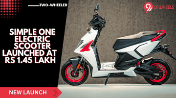Simple One Electric Scooter Launched At Rs 1.45 Lakh - Gets 212 Km Claimed Range